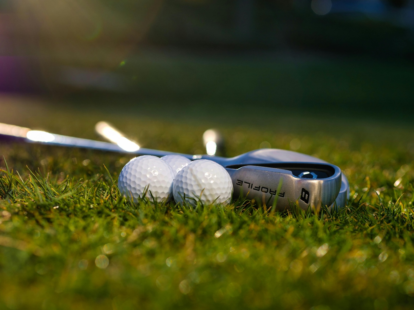 Golf club and balls