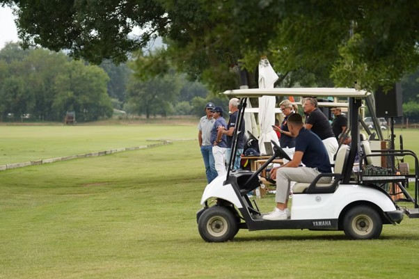 a charity golf gathering