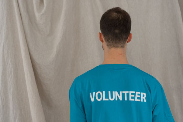event volunteers helping out