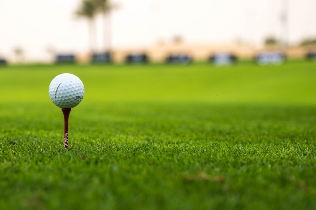 A golf ball